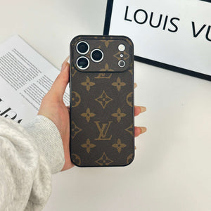 Classic Leather Monogram Magnetic iPhone Case（Compatible With Magsafe）For iPhone 17 Series-CYLV034