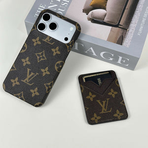 Stylish Leather Monogram Magnetic Wallet Big Printing-CYLV024