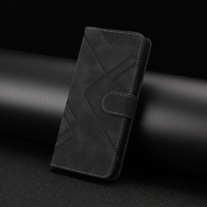 Leather iPhone Cases With Wallet and Wrist Strap Black -BC25066