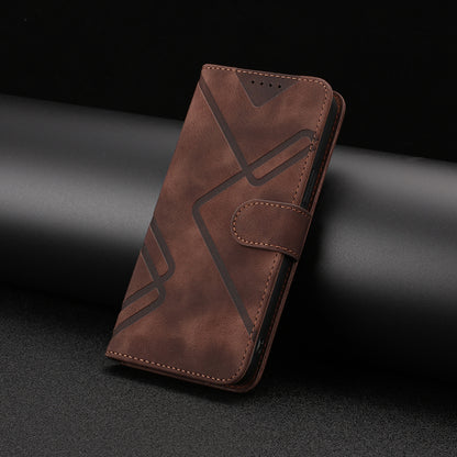 Leather iPhone Cases With Wallet and Wrist Strap Brown-BC25067