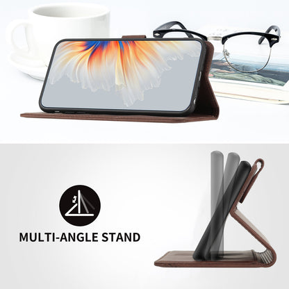 Leather iPhone Cases With Card Holder and Strap Brown-BC25060