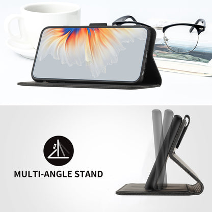 Leather iPhone Cases With Card Holder and Strap Black -BC25058