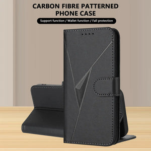 Leather iPhone Cases With Flip Wallet and Strap Black-BC25090 Burycase