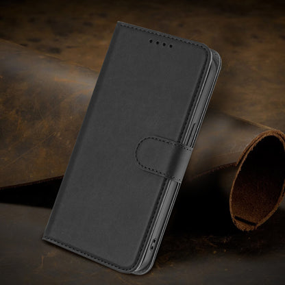 Leather iPhone Cases With Flip Wallet Black-BC25051