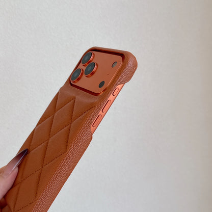 Leather iPhone Case Orange-BC25022