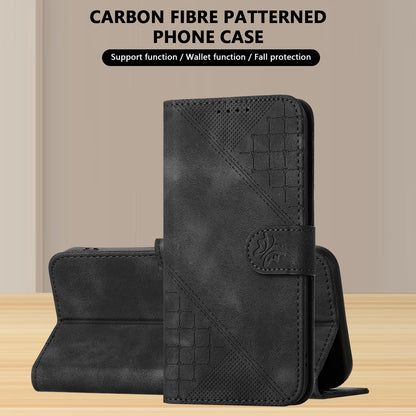 Leather iPhone Cases With Card Holder and Wrist Strap Black-BC25084