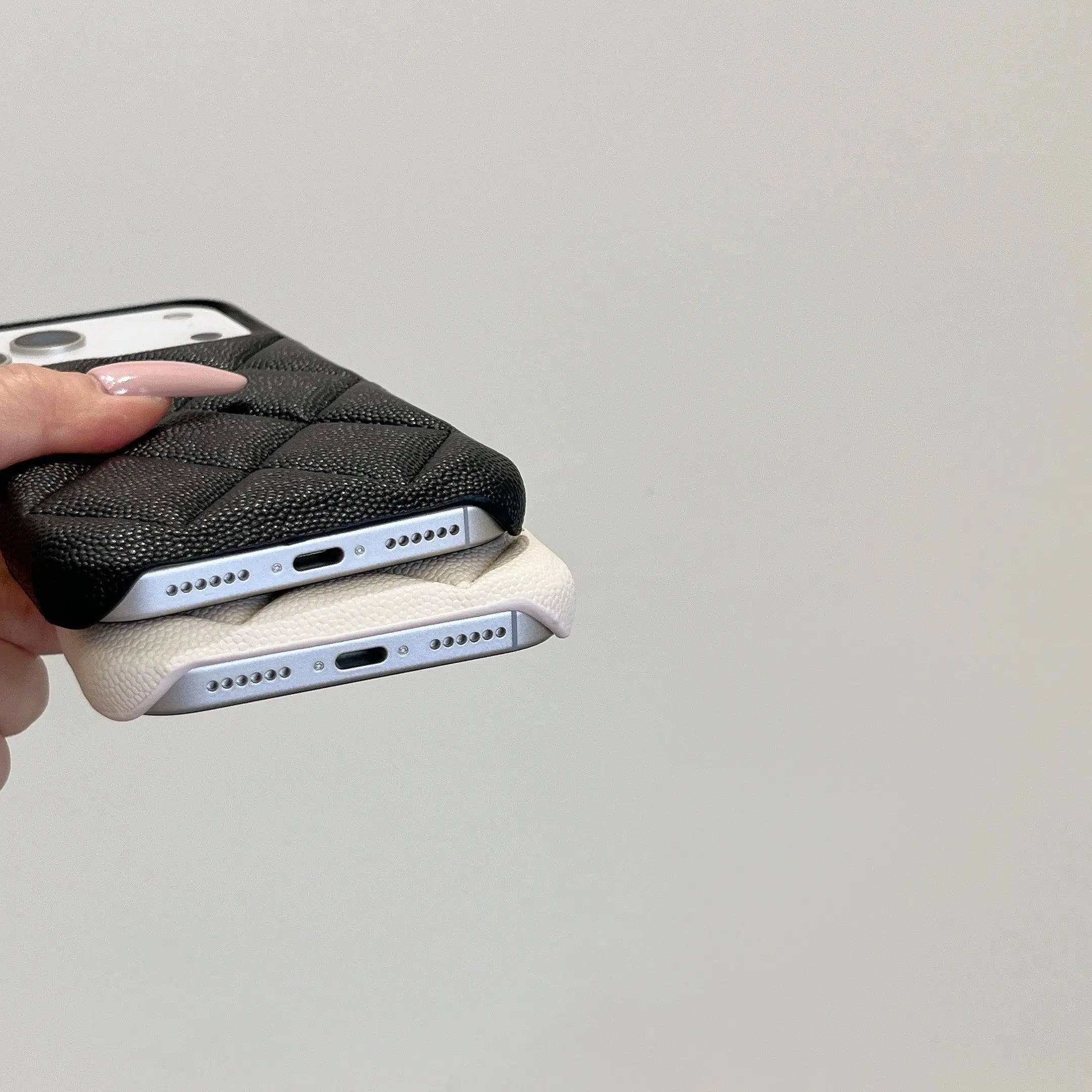 Leather iPhone Case Black-BC25021 Burycase