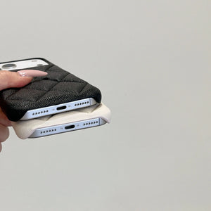 Leather iPhone Case Black-BC25021 Burycase