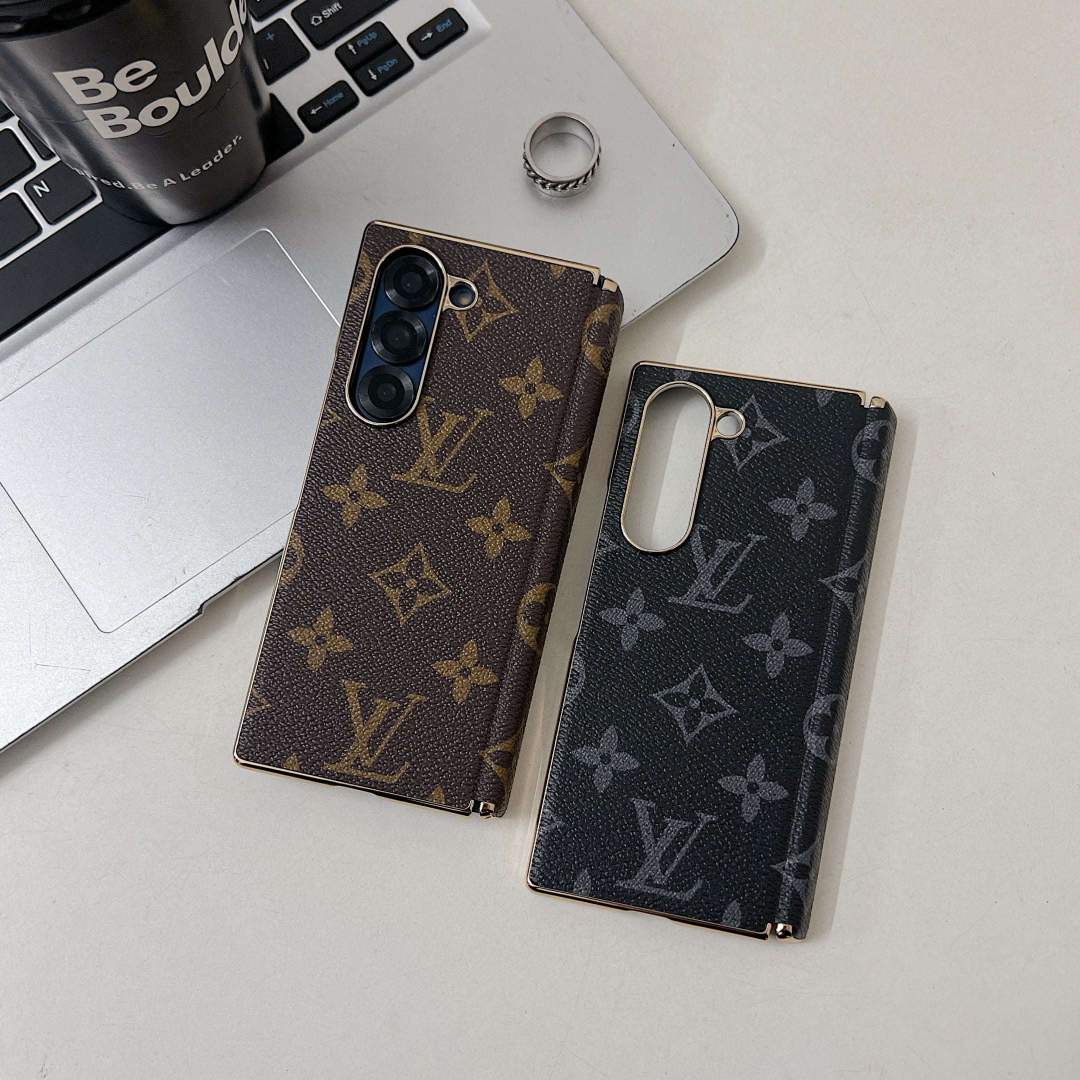 Classic Monogram Samsung Galaxy Z Fold Series Case-CYLV088