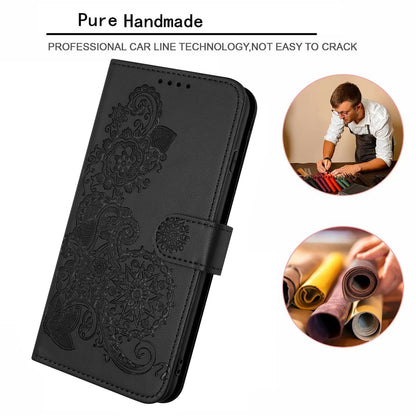 Leather iPhone Cases With Flip Wallet and Strap Black-BC25069