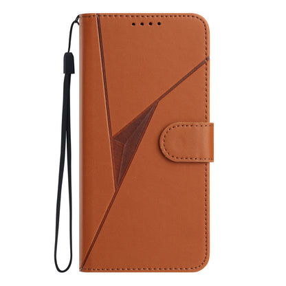 Leather iPhone Cases With Flip Wallet and Strap Brown-BC25087