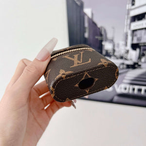 Premium Leather Monogram AirPods Cases-CYLV115