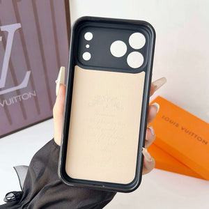 Premium Leather Monogram iPhone Case （Magsafe） For iPhone 17 Series-CYLV059