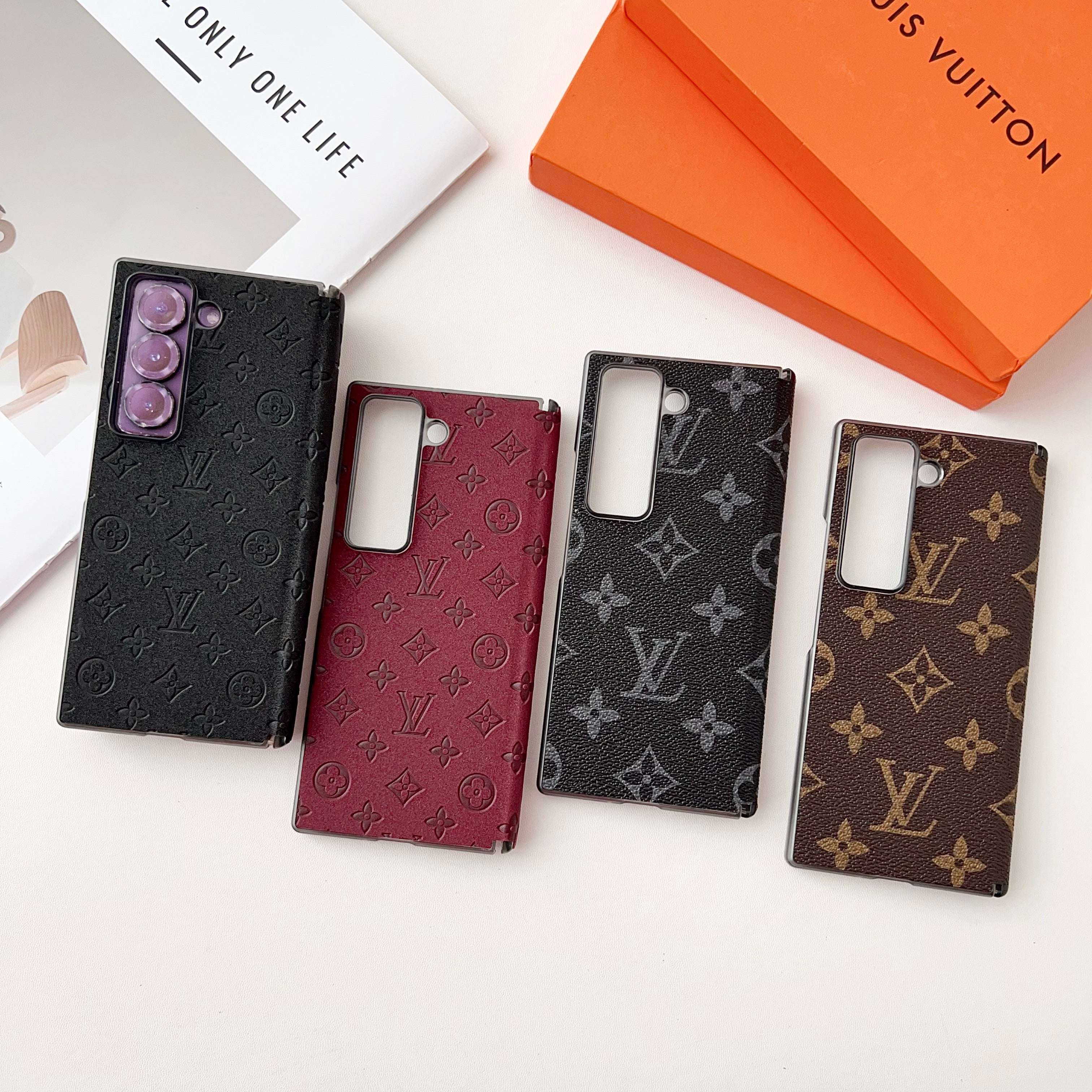 Classic Monogram Samsung Galaxy Z Fold Series Case-CYLV097