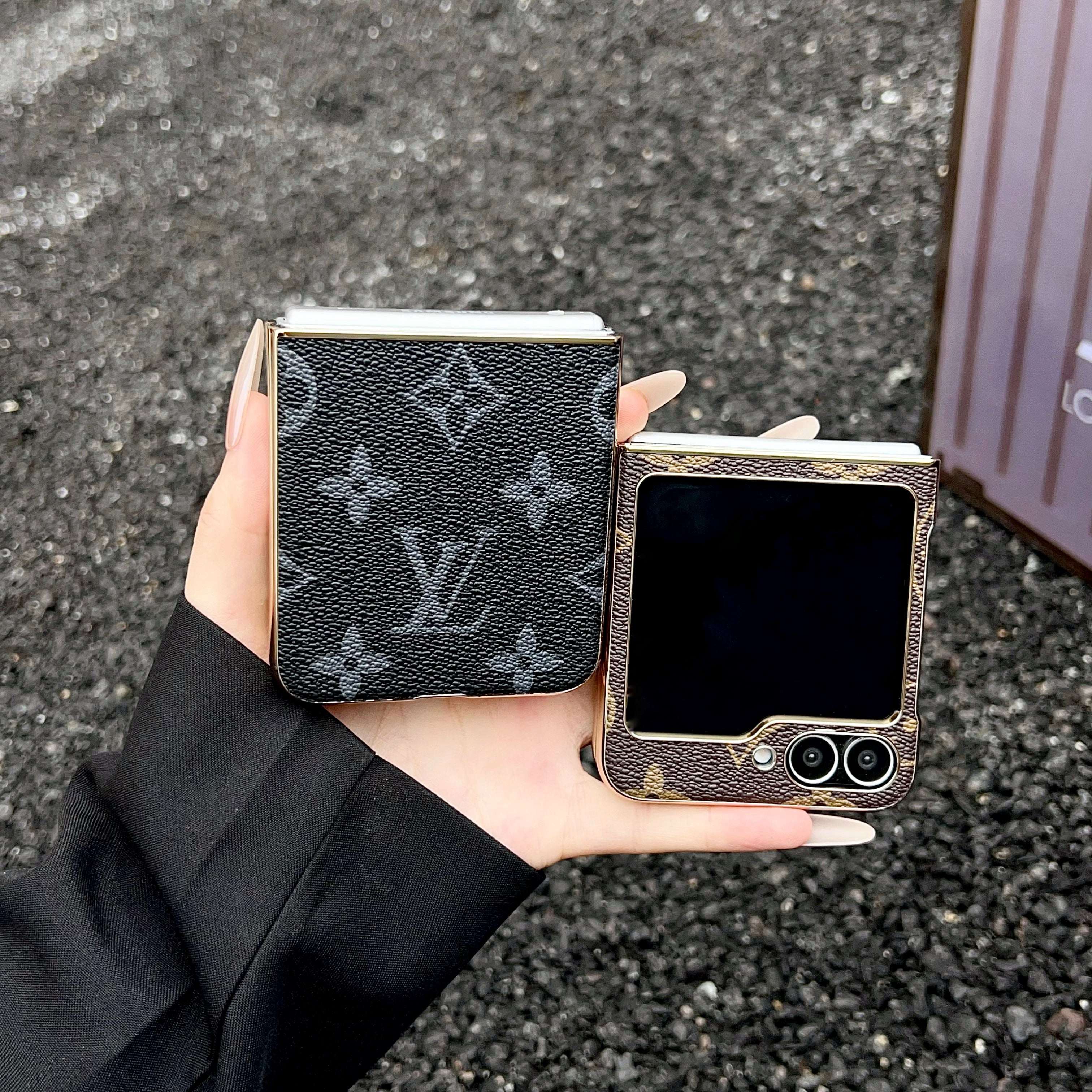 Premium Monogram Samsung Galaxy Z Flip Series Case-CYLV087