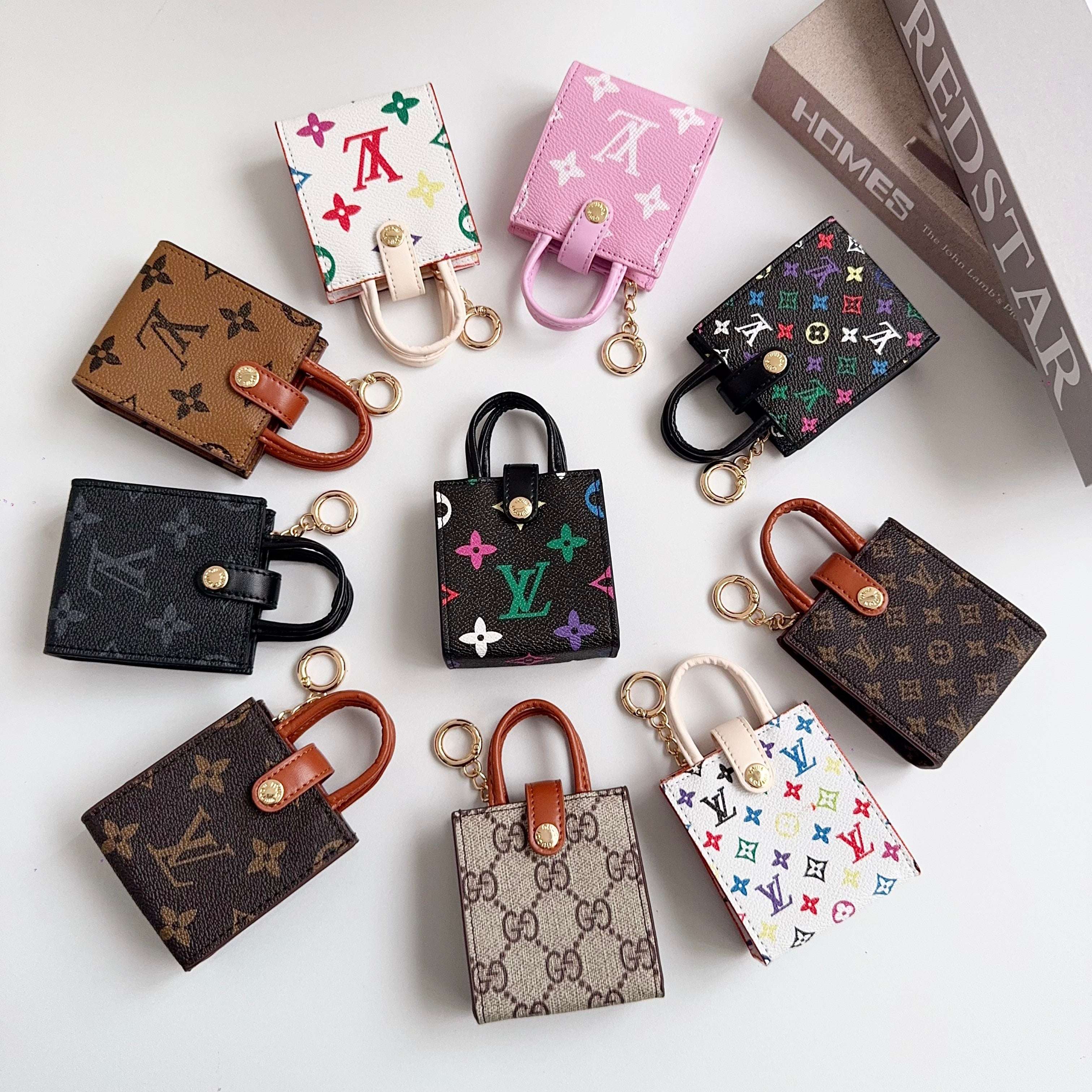Luxury Leather Monogram AirPods Cases-CYLV114