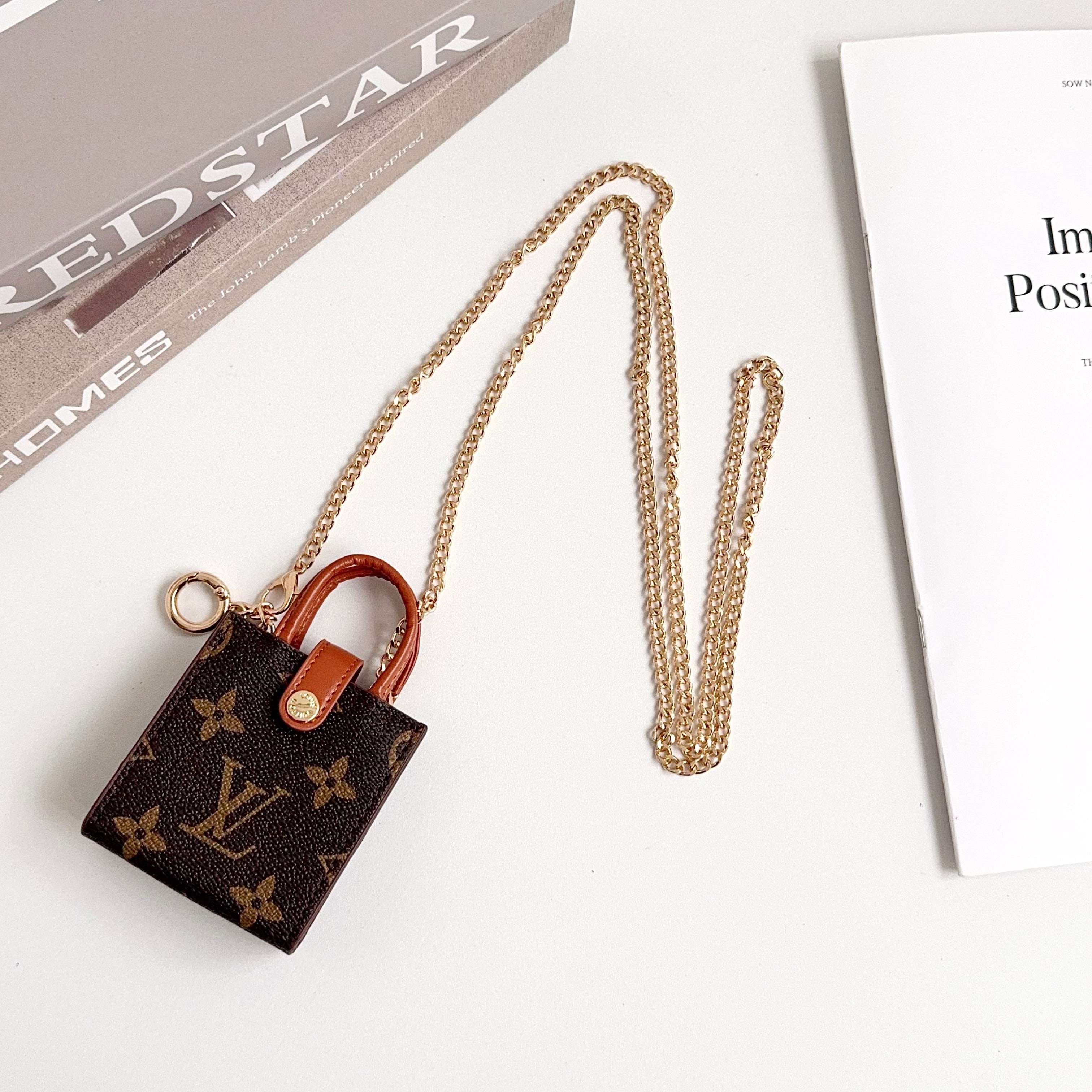Luxury Leather Monogram AirPods Cases-CYLV114