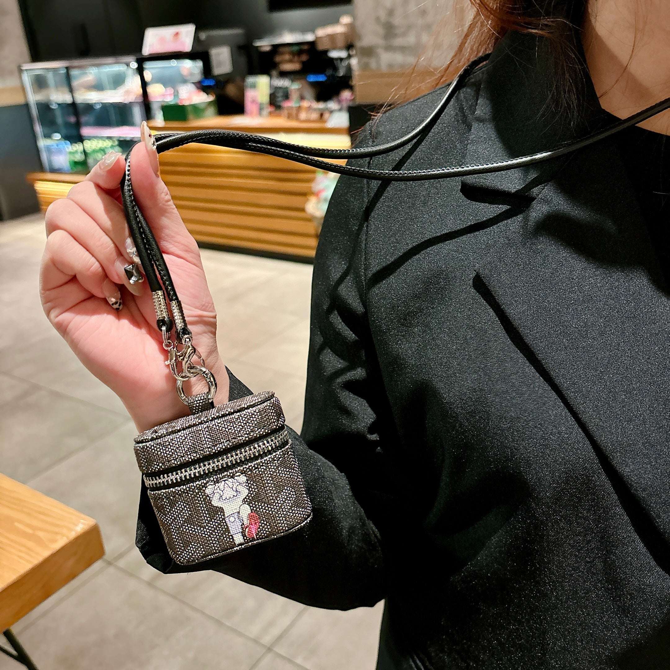 Leather GD AirPods Cases Pink-CYGD118