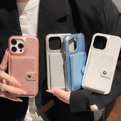 Leather iPhone Case With Card Holder