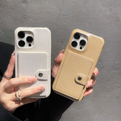 Leather iPhone Case With Card Holder