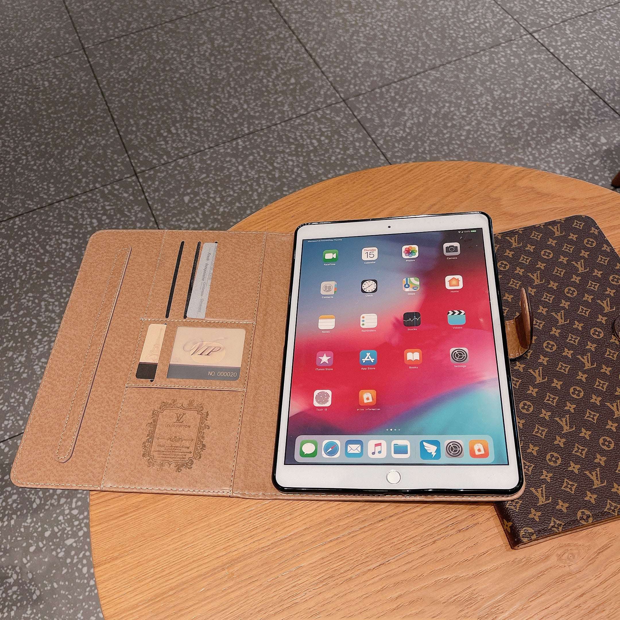 Luxury Monogram  iPad Case Big Printing-CYLV107