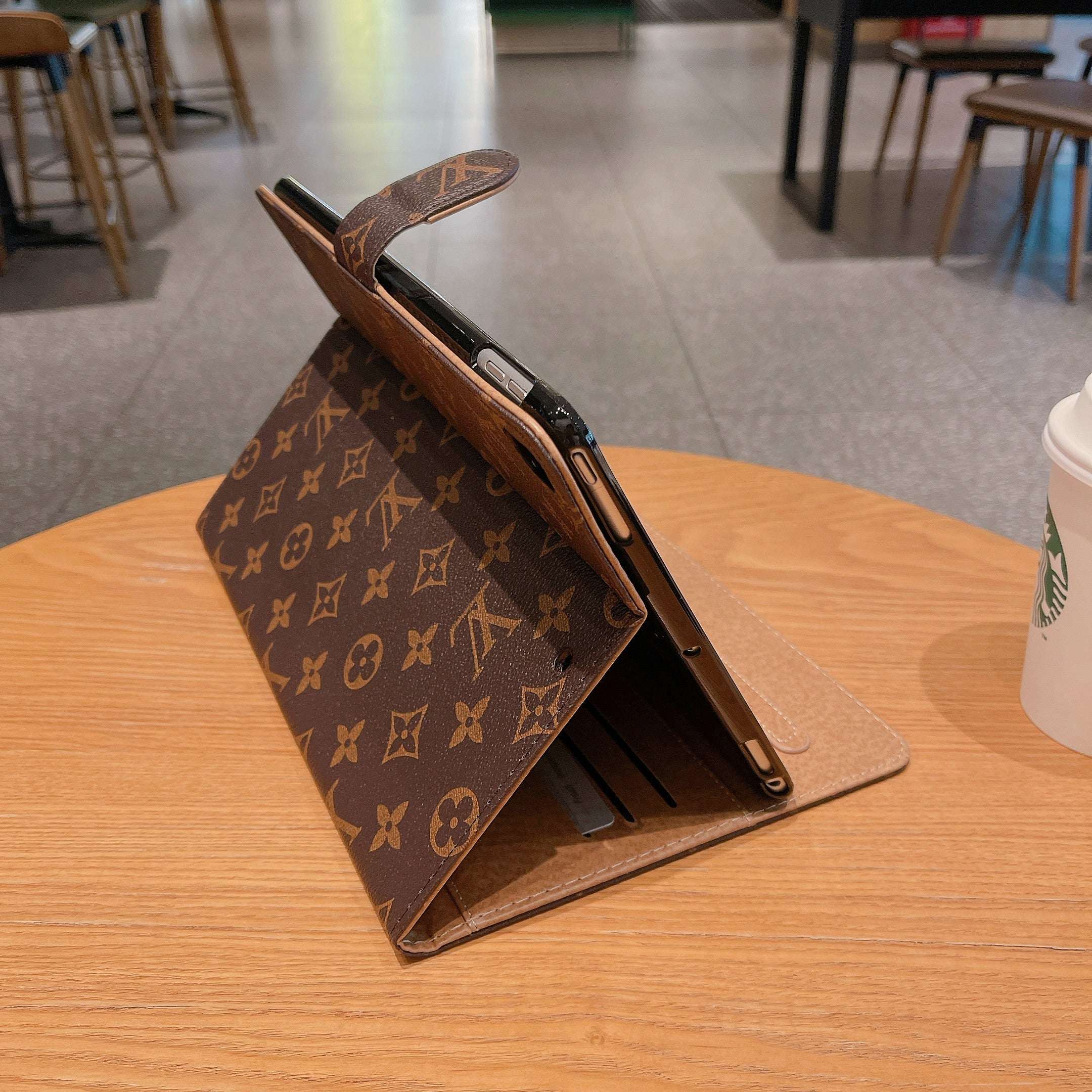 Luxury Monogram  iPad Case Big Printing-CYLV107