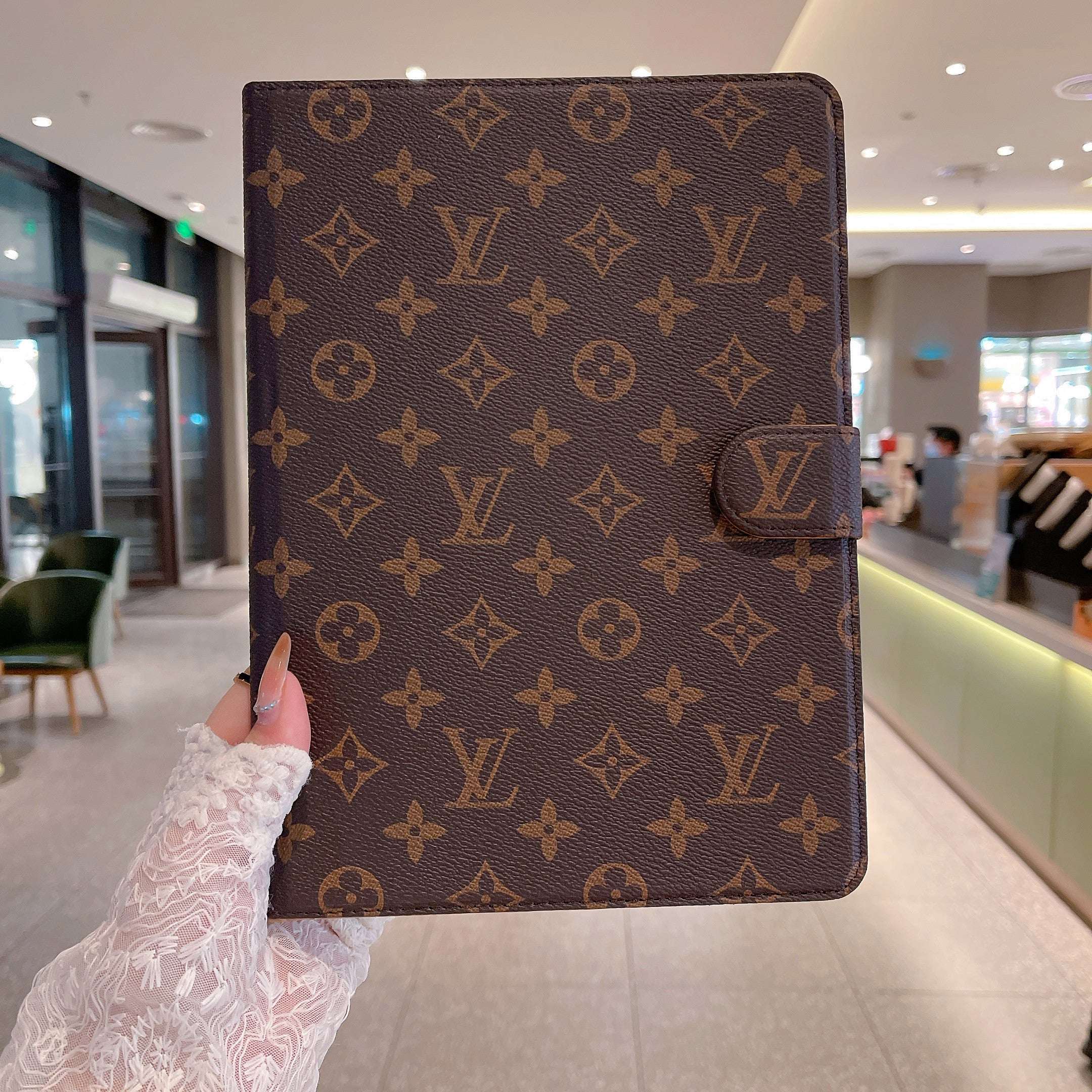 Luxury Monogram  iPad Case Big Printing-CYLV107