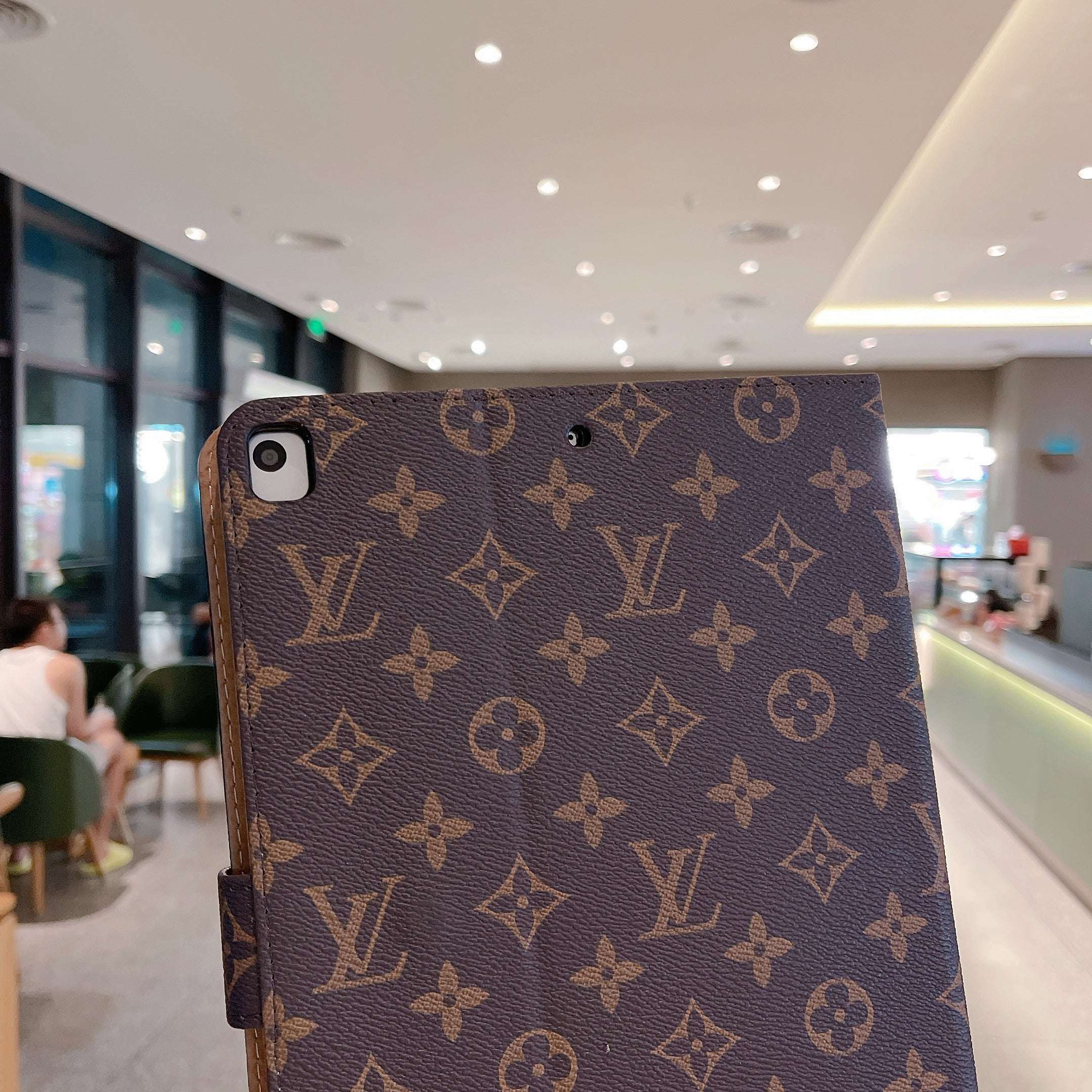 Luxury Monogram  iPad Case Big Printing-CYLV107