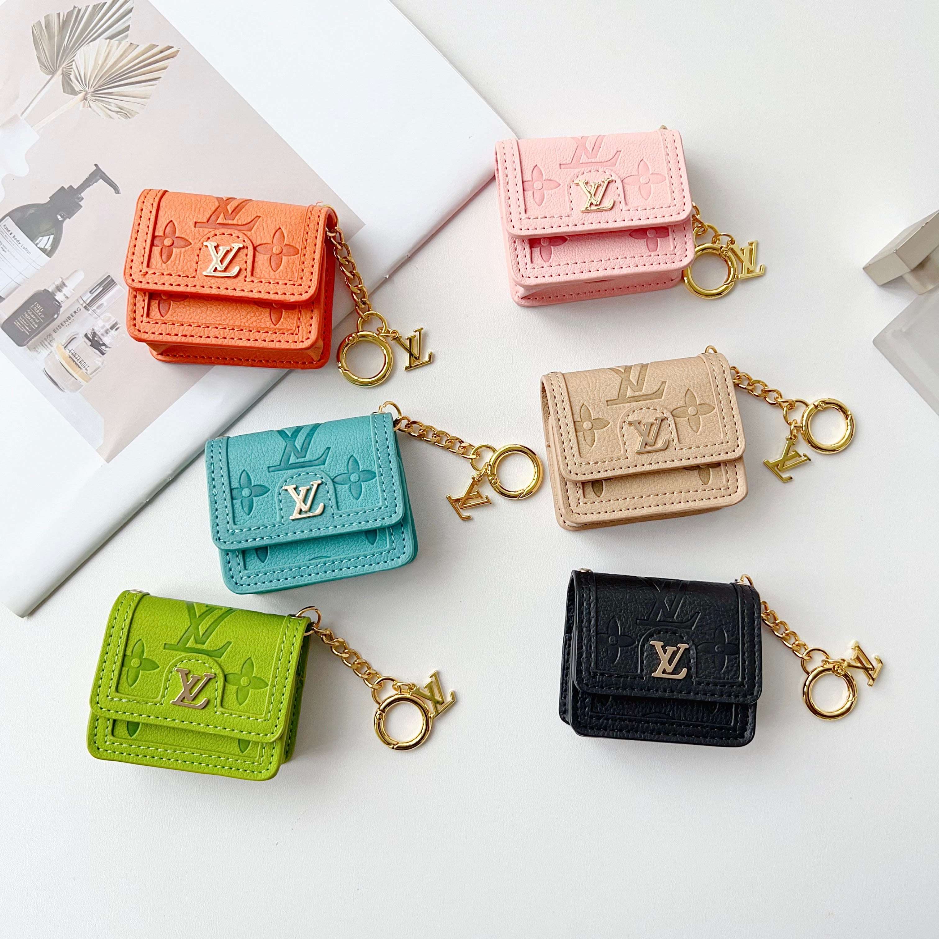 High-quality Monogram AirPods Cases Pink-CYLV120