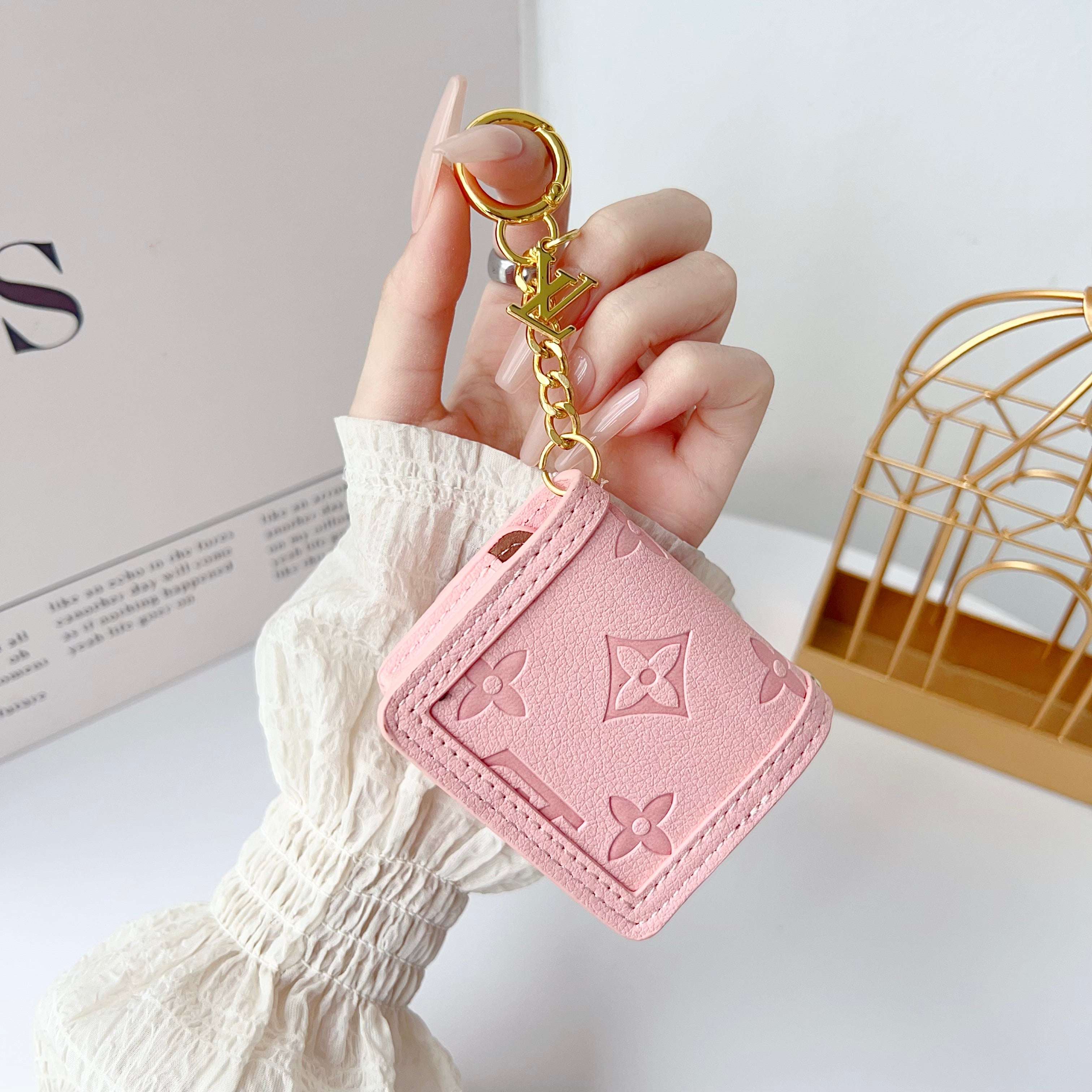 High-quality Monogram AirPods Cases Pink-CYLV120