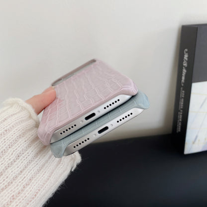 Leather iPhone  Case Purple-BC25017