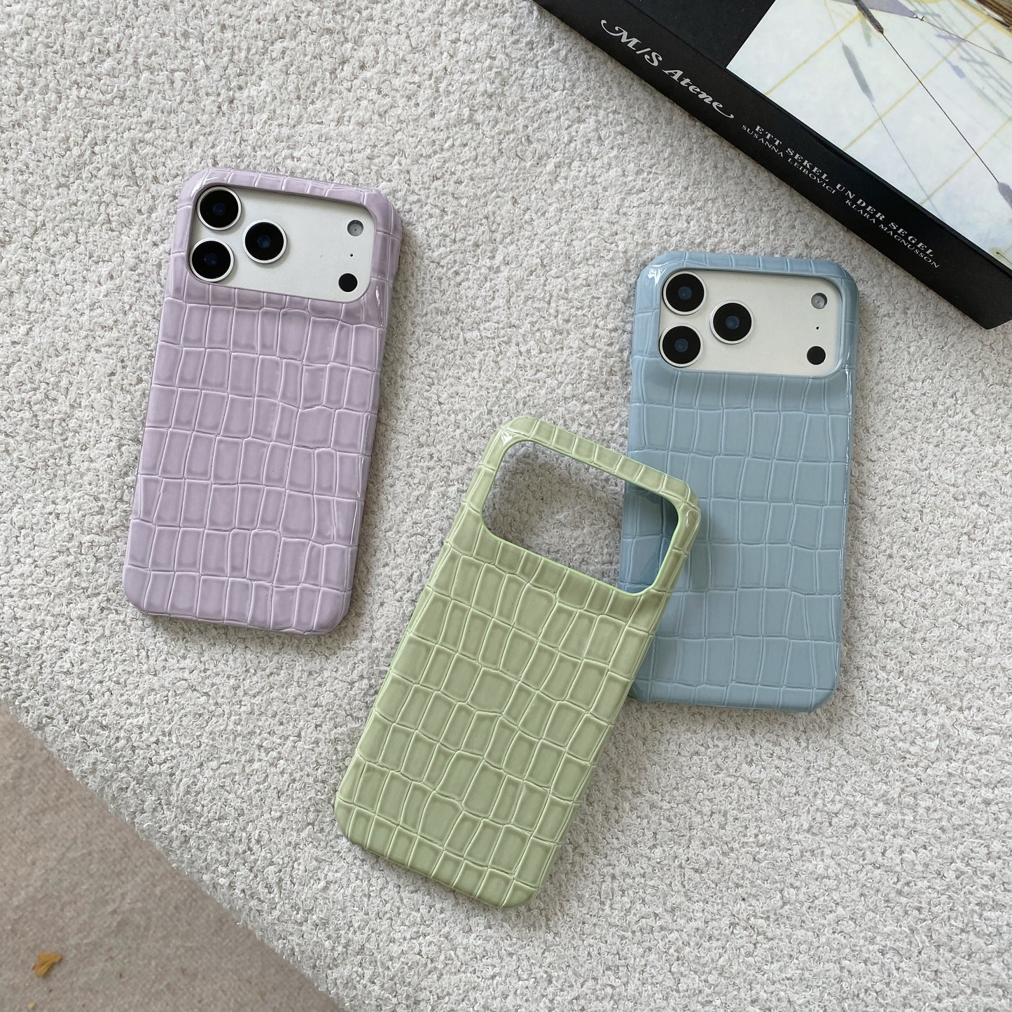 Leather iPhone  Case Purple-BC25017