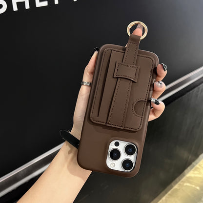 Leather iPhone Case With Card Holder
