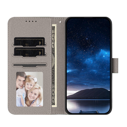 Leather iPhone Cases With Flip Wallet Black-BC25051