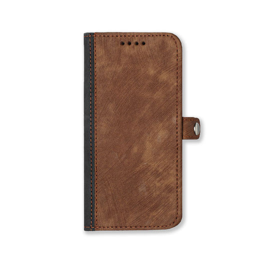 Leather iPhone Cases With Flip Wallet and Wrist Strap Brown-BC25056
