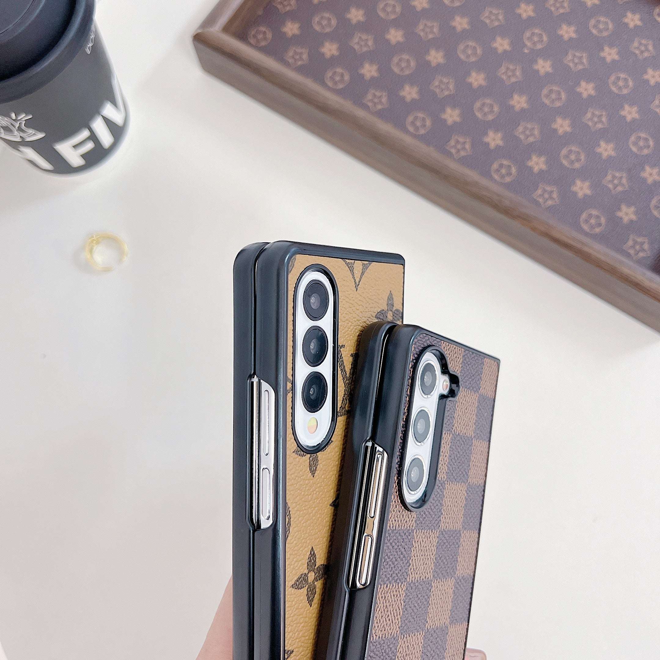 Elegant Monogram Samsung Galaxy Z Fold Series Case -CYLV096