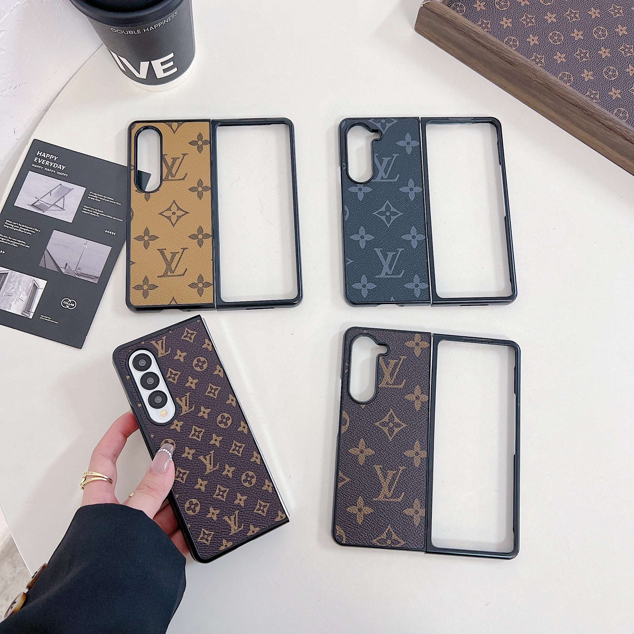 Elegant Monogram Samsung Galaxy Z Fold Series Case -CYLV096