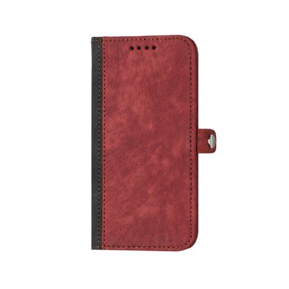 Leather iPhone Cases With Flip Wallet and Wrist Strap Brown-BC25056