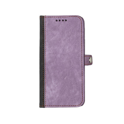 Leather iPhone Cases With Flip Wallet and Wrist Strap Brown-BC25056